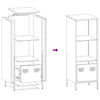 Rosa Schrank Nectar 35x39x103,5cm (Stahl)
