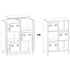 Rosa Schrank Olimpica 68x39x103,5cm (Stahl)