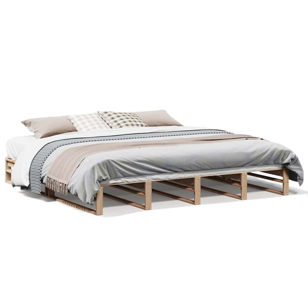 Bettgestell Miridel 200x200cm (Kiefer)