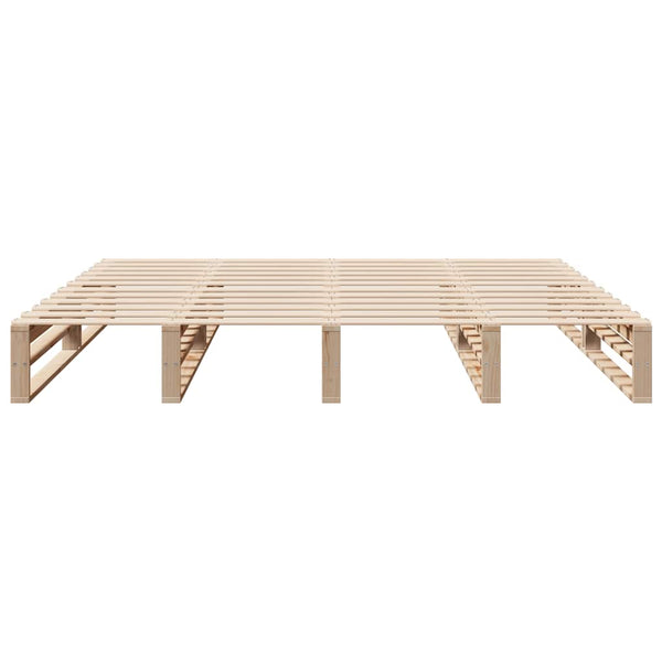 Bettgestell Miridel 200x200cm (Kiefer)