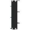 Schwarzes Wandregal Clarine 36,5x36,5x140cm (Holz)