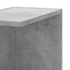 Wandeckregal Clarine, betonfarben, 36,5x36,5x140cm (Holz)