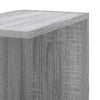 Graues Eckwandregal Clarine 36,5x36,5x140cm (Holz)
