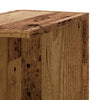 Wand-Eckregal Clarine 36,5x36,5x140cm (Altholz, Holz)