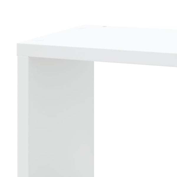 Weißes Wandregal Constantinela 45x45x147cm (Holz)