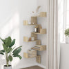 Wandeckregal Sonoma-Eiche Constantinela 45x45x147cm (Holz)