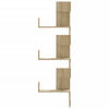 Wandeckregal Sonoma-Eiche Constantinela 45x45x147cm (Holz)