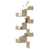 Wandeckregal Sonoma-Eiche Constantinela 45x45x147cm (Holz)