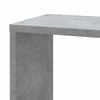 Betongraues Wand-Eckregal Constantinela 45x45x147cm (Holz)