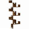 Räuchereiche Wand Eckregal Constantinela 45x45x147cm (Holz)