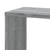 Graues Wand-Eckregal Constantinela 45x45x147cm (Holz)