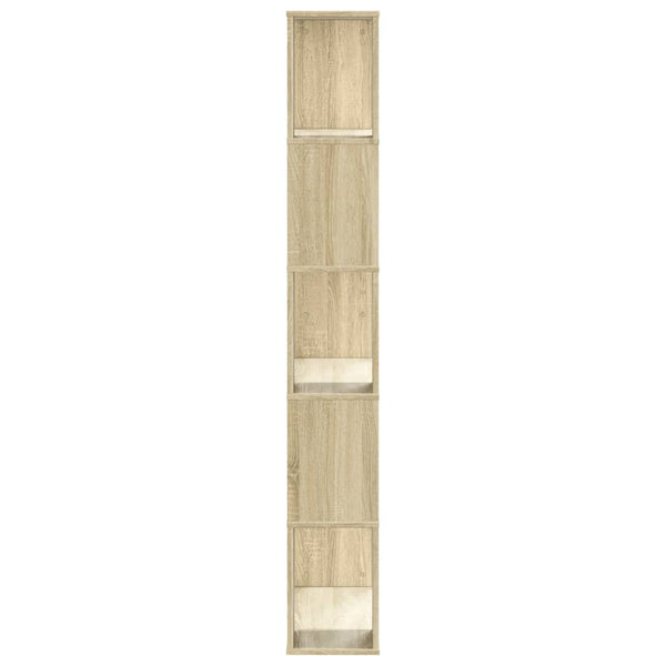 Sonoma-Eiche Bücherregal Amoras 80,5x23,5x162,5cm (Holz)