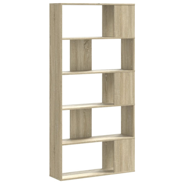Sonoma-Eiche Bücherregal Amoras 80,5x23,5x162,5cm (Holz)