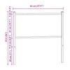 Nachttisch Wildeiche Deaca 90cm (Holz und Stahl)