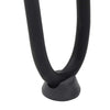 Mardini Tischbeine Schwarz Haarnadelbeine 30 cm (4 Stück massiver Stahl)