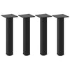 Schwarze Sofatischbeine Mujdedin 42-44 cm (4 Stück Stahl)