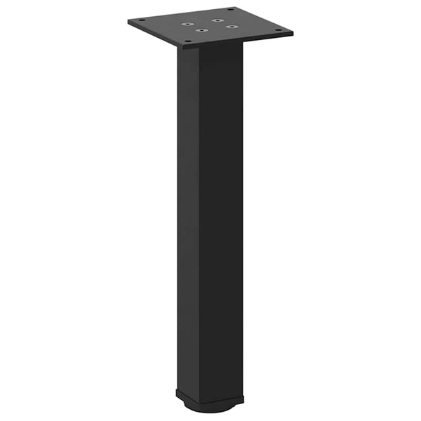 Schwarze Sofatischbeine Mujdedin 42-44 cm (4 Stück Stahl)