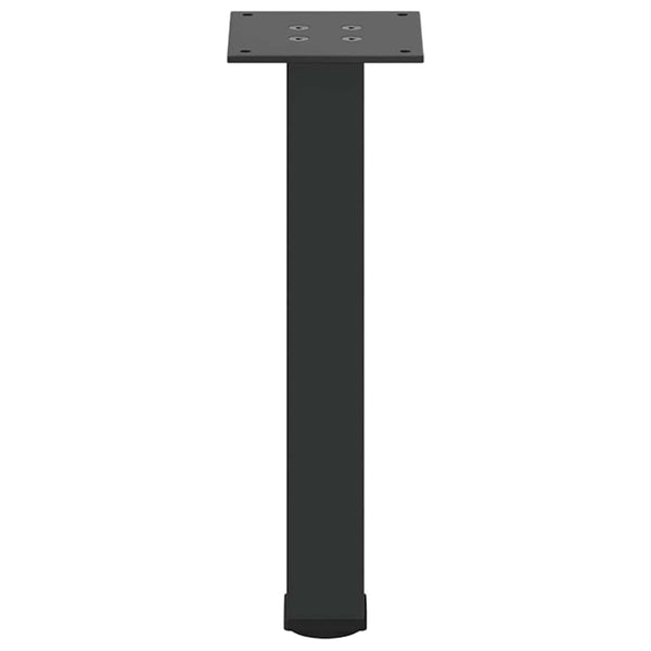 Schwarze Sofatischbeine Mujdedin 42-44 cm (4 Stück Stahl)