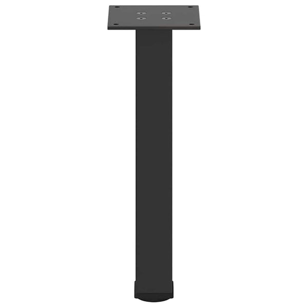 Schwarze Sofatischbeine Mujdedin 42-44 cm (4 Stück Stahl)