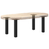 Schwarze Sofatischbeine Mujdedin 42-44 cm (4 Stück Stahl)