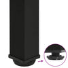 Schwarze Sofatischbeine Mujdedin 42-44 cm (4 Stück Stahl)