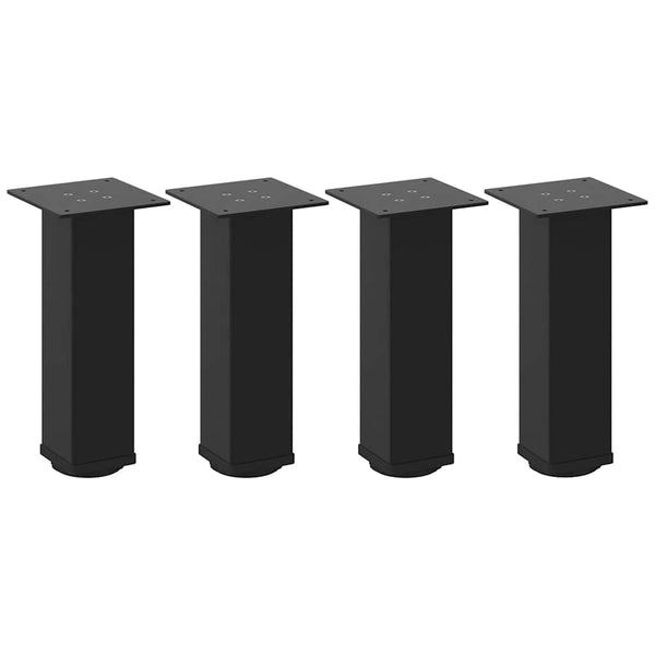 Schwarze Couchtischbeine Mujdedin 30-32cm (4 Stahlbeine)