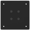 Schwarze Couchtischbeine Mujdedin 30-32cm (4 Stahlbeine)