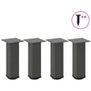Anthrazit Couchtischbeine Mujdedin 42-44cm (4 Stück, Stahl)