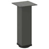 Anthrazit Couchtischbeine Mujdedin 42-44cm (4 Stück, Stahl)