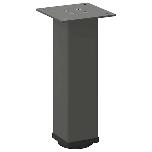 Anthrazit Couchtischbeine Mujdedin 42-44cm (4 Stück, Stahl)