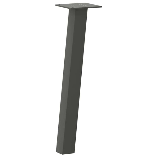 Sofatischbeine Cheryl Anthrazit 42cm (4 Stk. Stahl)