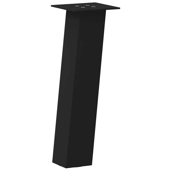 Schwarze Couchtischbeine Cheryl 42 cm (4 Stück, Stahl)