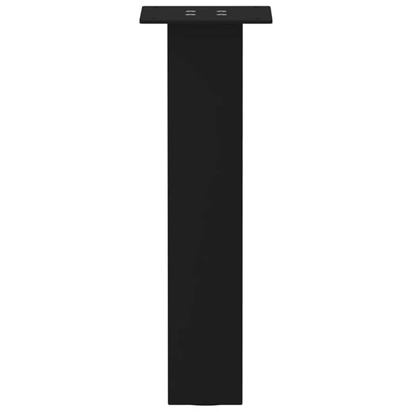 Schwarze Couchtischbeine Cheryl 42 cm (4 Stück, Stahl)
