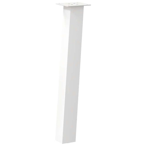 Valkoiset jalat konsolipöydälle Cheryl 72cm (4 kpl, teräs)
