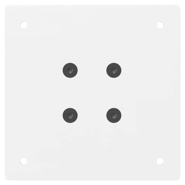 Valkoiset jalat konsolipöydälle Cheryl 72cm (4 kpl, teräs)