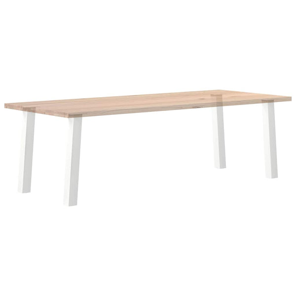 Valkoiset jalat konsolipöydälle Cheryl 72cm (4 kpl, teräs)