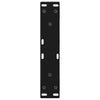 Musta sohvapöydän jalat Ghida 40x(30-31,3)cm (2 kpl teräs)