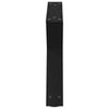 Musta sohvapöydän jalat Ghida 50x(30-31,3)cm (2 kpl teräs)