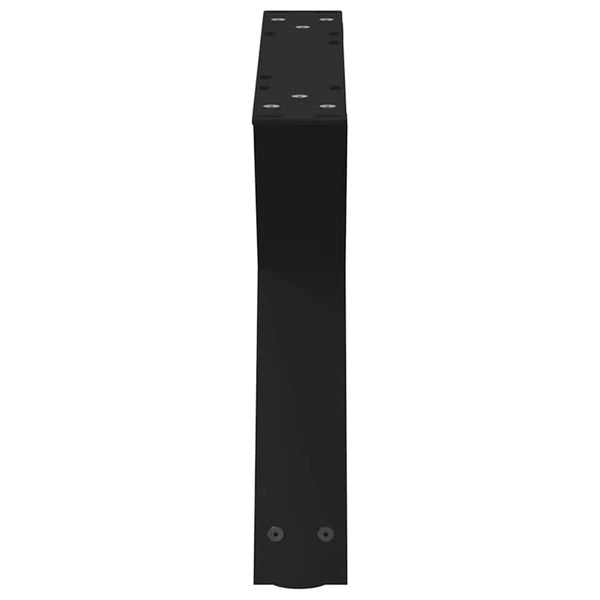 Musta sohvapöydän jalat Ghida 50x(30-31,3)cm (2 kpl teräs)
