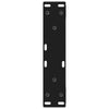 Musta sohvapöydän jalat Ghida 28x(42-43,3)cm (2 kpl teräs)