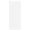 Valkoinen senkki led-valoilla Sarmisegetuza 77x34x85cm (puinen)