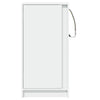 Valkoinen senkki led-valoilla Iovuta 42,5x34x85cm (puinen)