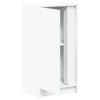 Valkoinen senkki led-valoilla Iovuta 42,5x34x85cm (puinen)