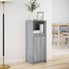 Graues Sideboard mit LED-Beleuchtung Rachelle 38x34x100cm (Holz)