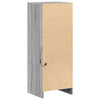 Graues Sideboard mit LED-Beleuchtung Rachelle 38x34x100cm (Holz)