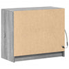 Graues Sideboard mit LED-Beleuchtung Tanin 72x34x61cm (Holz)