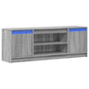 Harmaa tv-taso led-valoilla Basch 139,5x34x50cm (puinen)