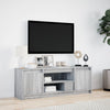 Harmaa tv-taso led-valoilla Basch 139,5x34x50cm (puinen)