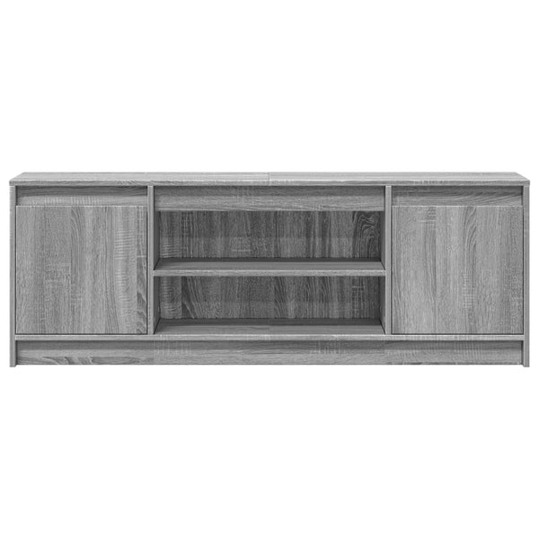 Harmaa tv-taso led-valoilla Basch 139,5x34x50cm (puinen)