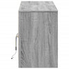 Harmaa tv-taso led-valoilla Basch 139,5x34x50cm (puinen)